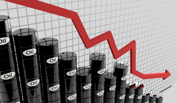 Crude oil prices fall slightly