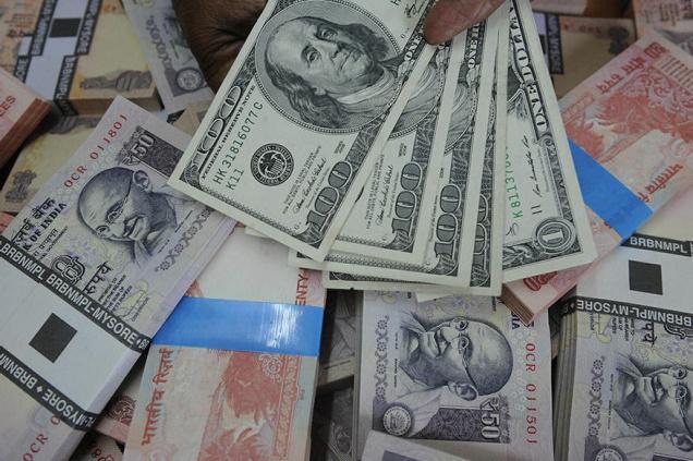 Rupee up 3 paise on sustained dollar-selling