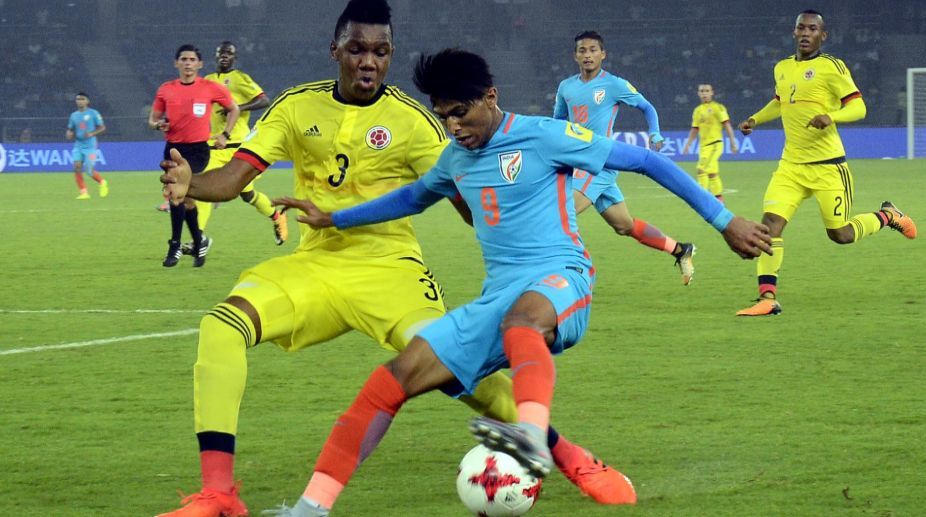 India lose 1-2 against Colombia in FIFA U-17 World Cup
