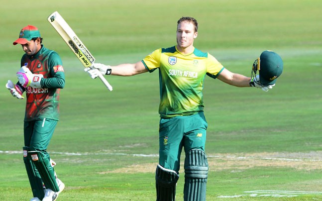 Miller's record century in 35 balls helps SA win against Bangladesh in T20 match
