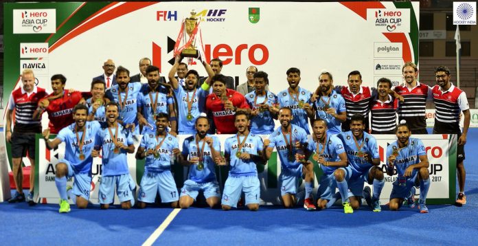 India lift Asia Cup Hockey trophy after beating Malaysia