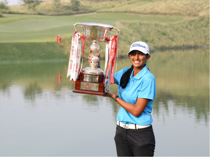Aditi Ashok becomes the first to win women's Indian Open tournment