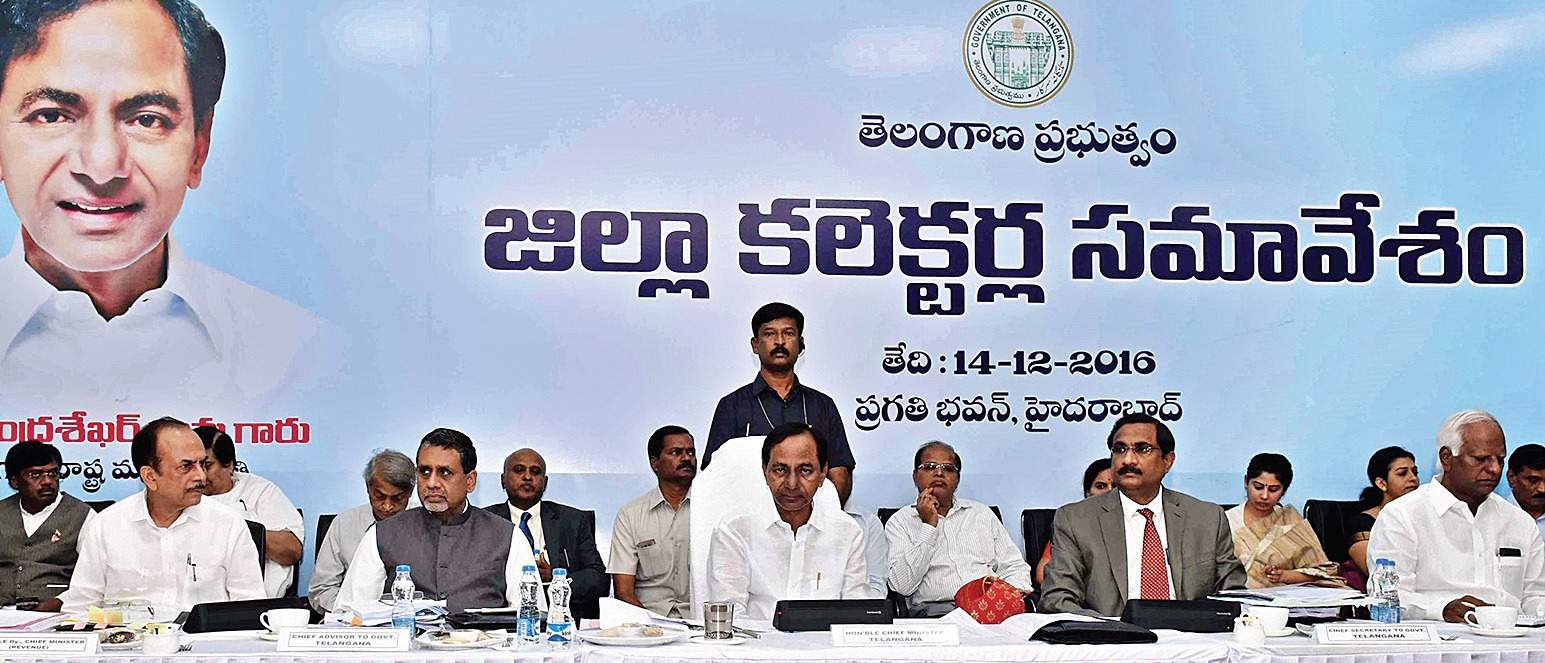 Collectors will get Rs.3 crore funds: KCR
