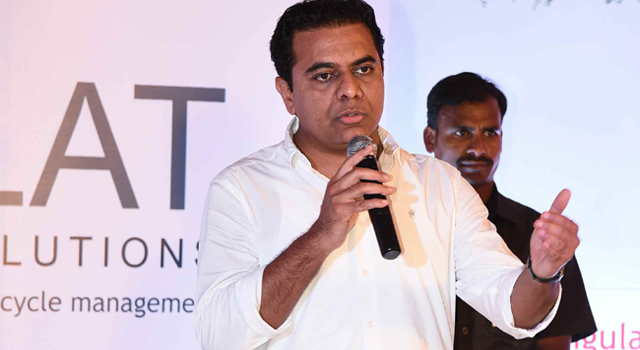 KTR inaugurates new IT firm in Hyderabad