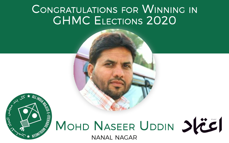 ghmcelections:mimcandidatemohdnaseeruddinwinsfromnanalnagardivision