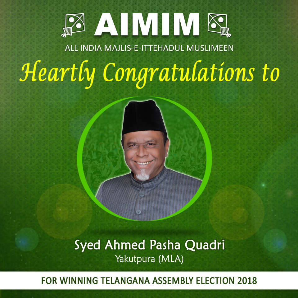 Ahmed Pasha Quadri win by big margin 