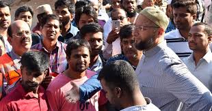 Barrister Owaisi hold padyatra for many hours in the Chandrayangutta assembly constituency
