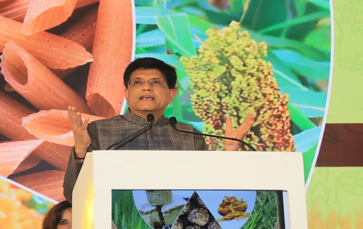 indiamuststrivetobecomeglobalcapitalofmillets:unionministerpiyushgoyal