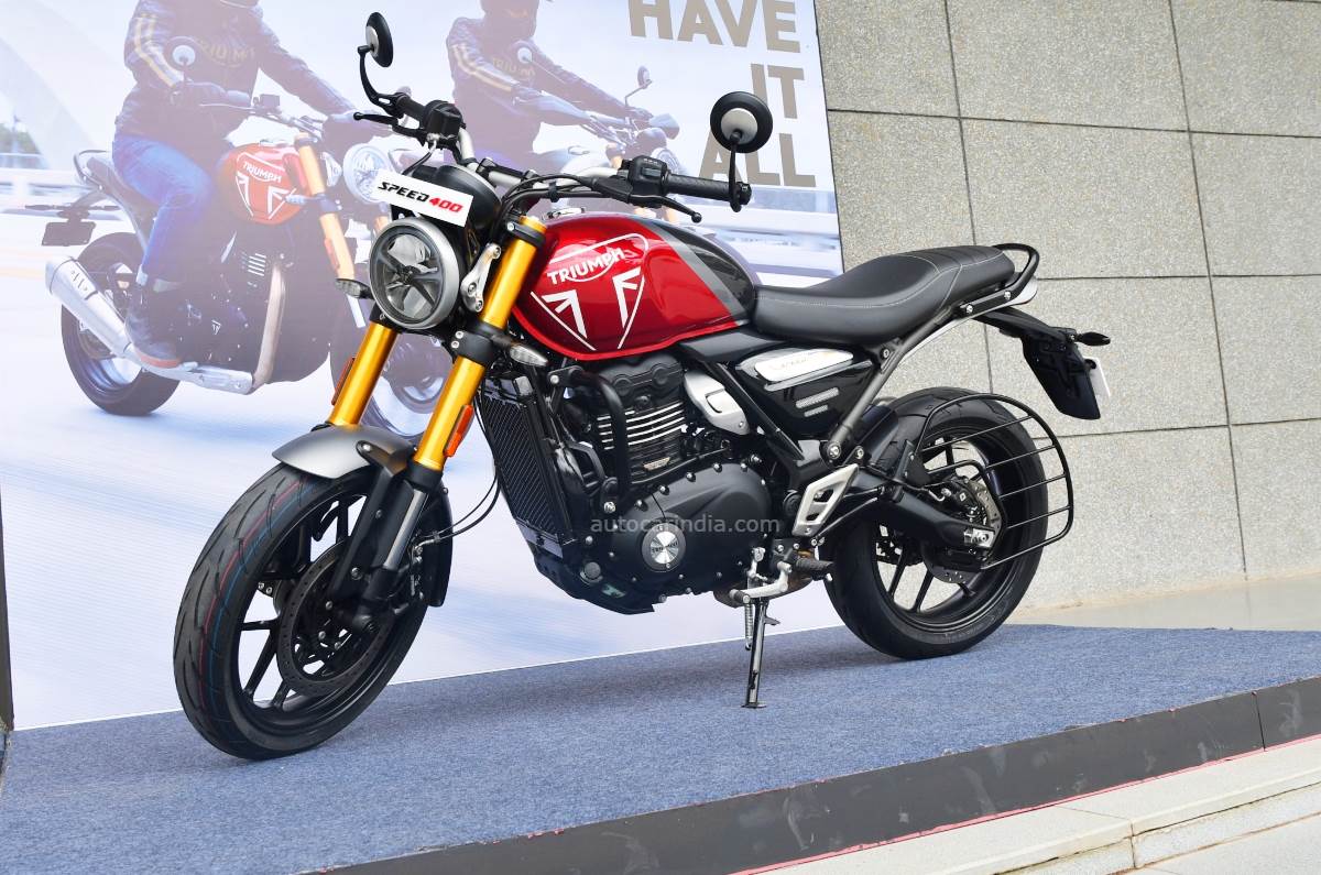 Triumph Speed 400 launched in India.