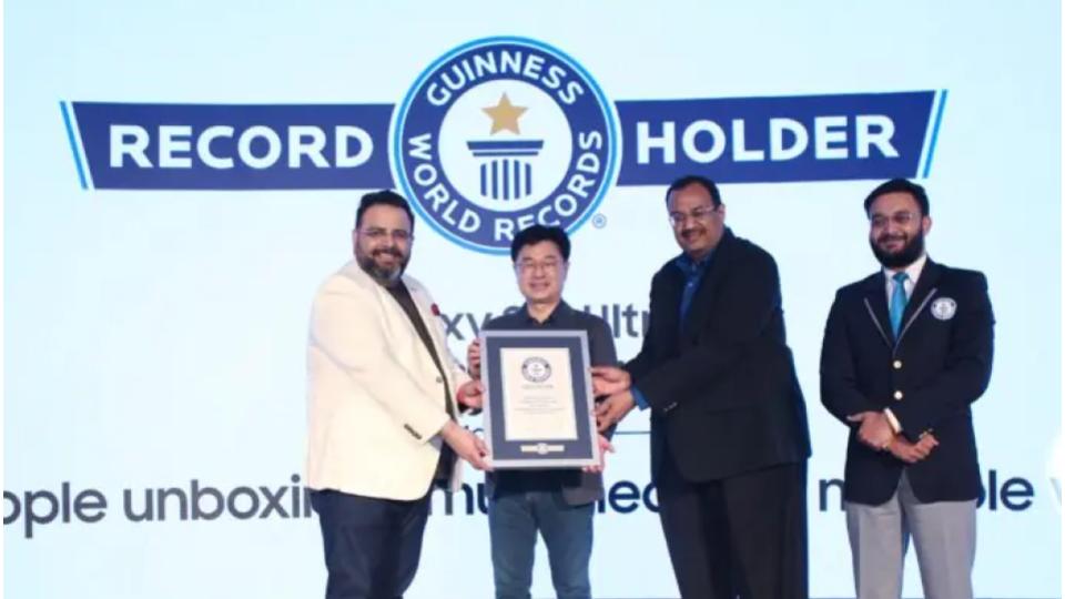 Samsung sets two Guinness World Records with India 