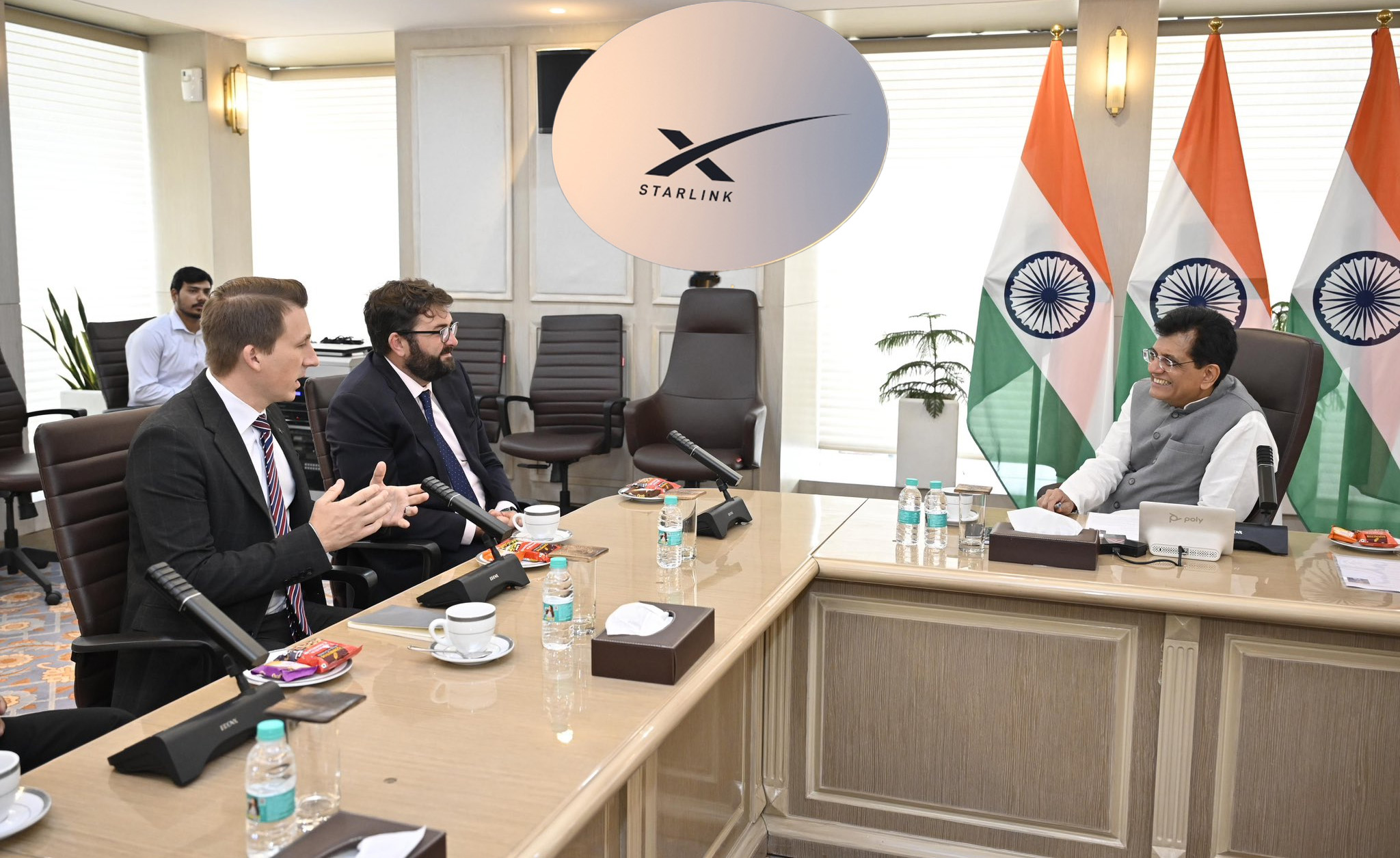 piyushgoyalmeetsstarlinkdelegation