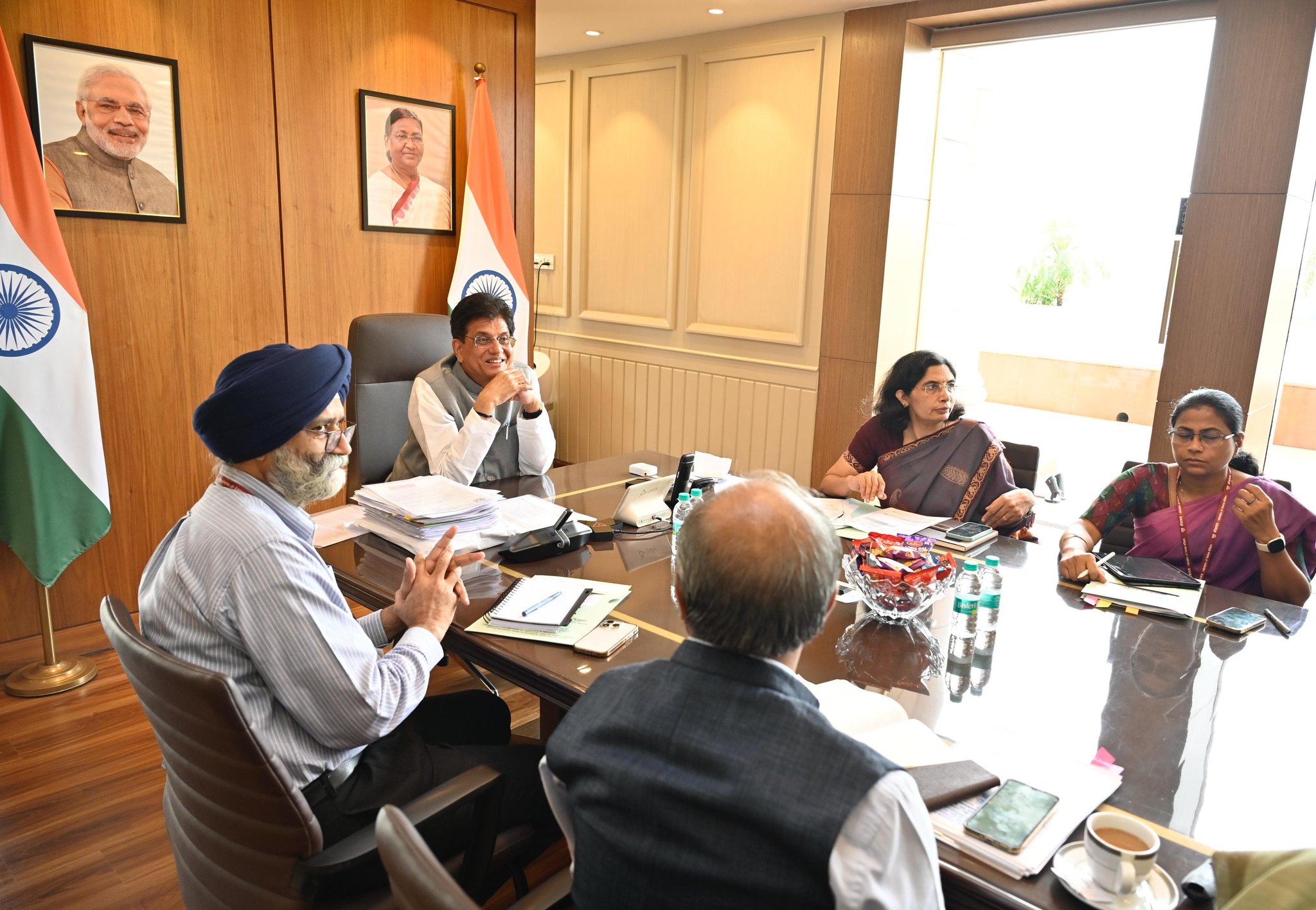 Commerce and Industry Minister Piyush Goyal holds review meeting on enhancing ease of doing business