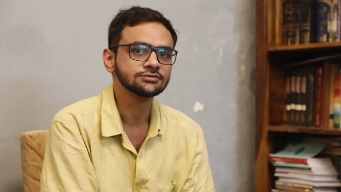 JNU students hold Umar Khalid book discussion outdoors despite venue cancellation