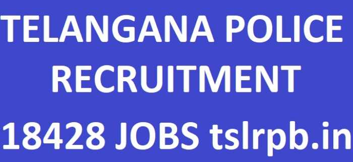 telanganapolicerecruitmenttofill18428vacancies