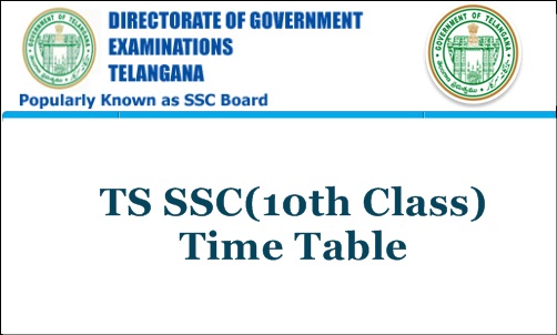 telangana:sscexamstimetable