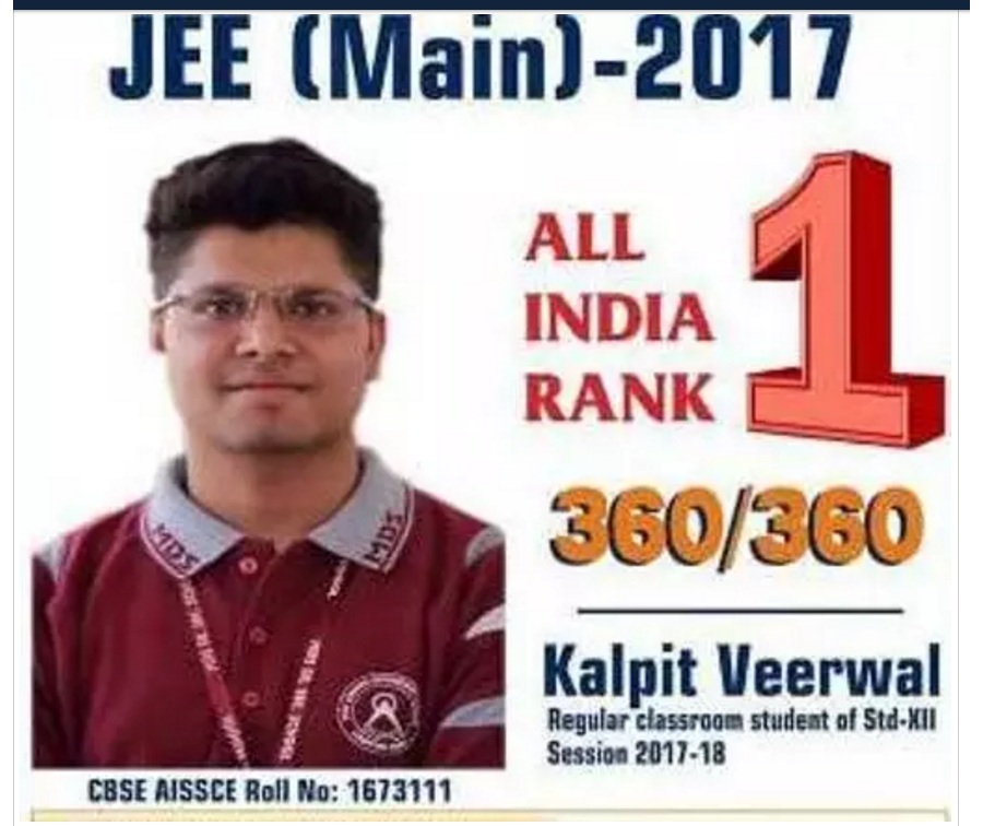 sonofcompounderfromudaipurtopsjeemainsexamwith360360score
