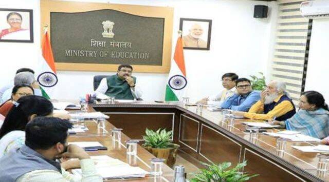 dharmendra-pradhan-chairs-review-meeting-on-mental-health-of-students