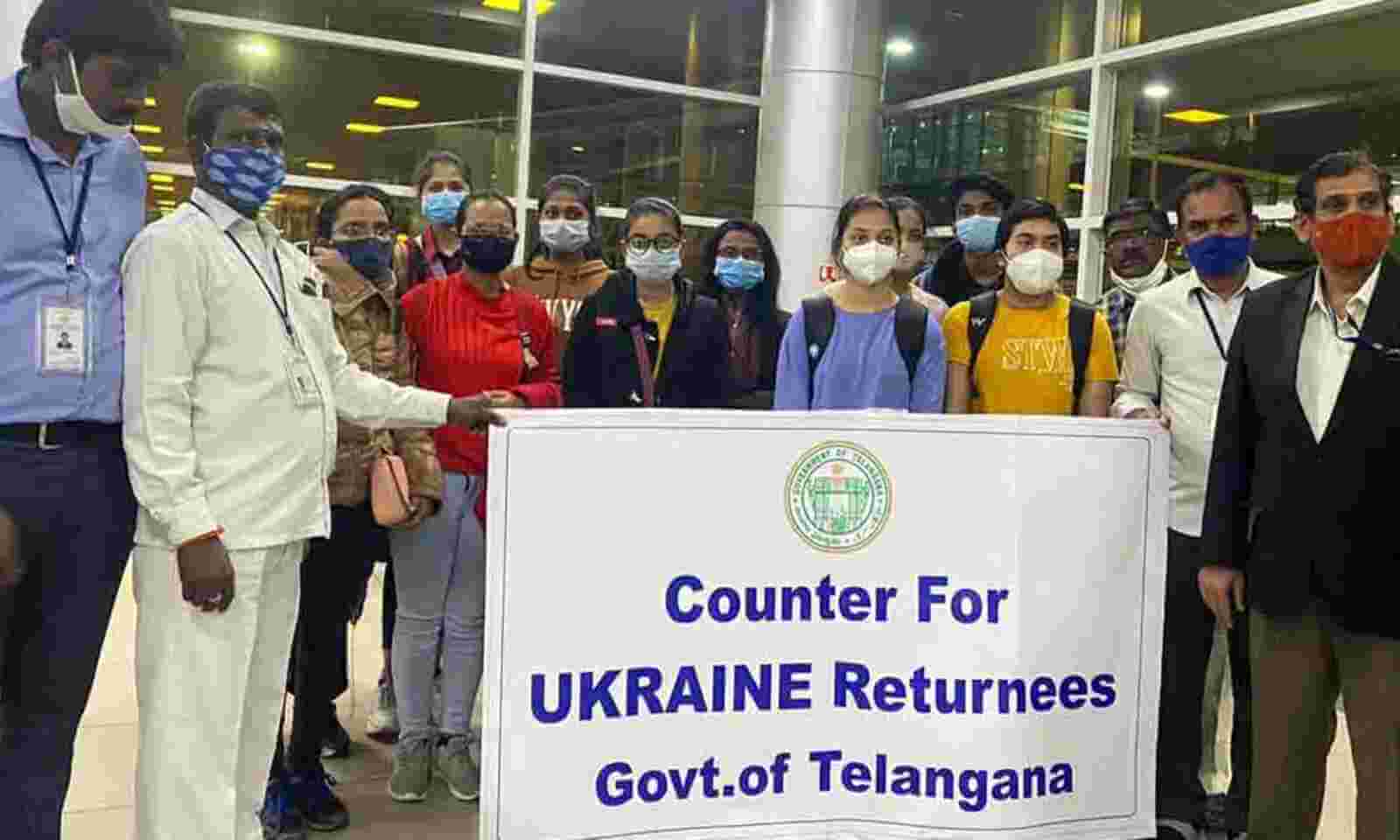 eleventelanganastudentsreachdelhifromwartornukraine