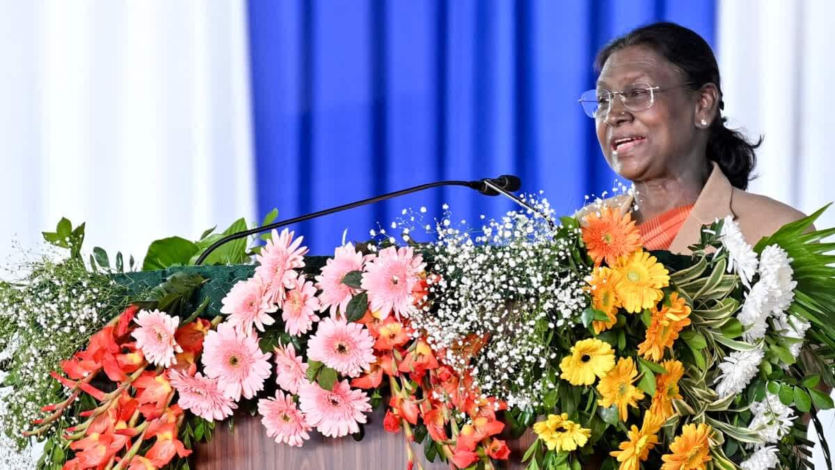 Education is key to tribal development: President Droupadi Murmu in Jharkhand