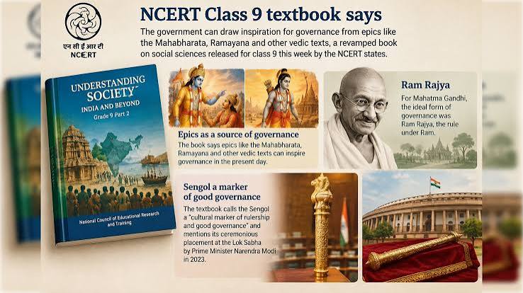NCERT Class 9 textbook refers Mahatma Gandhi