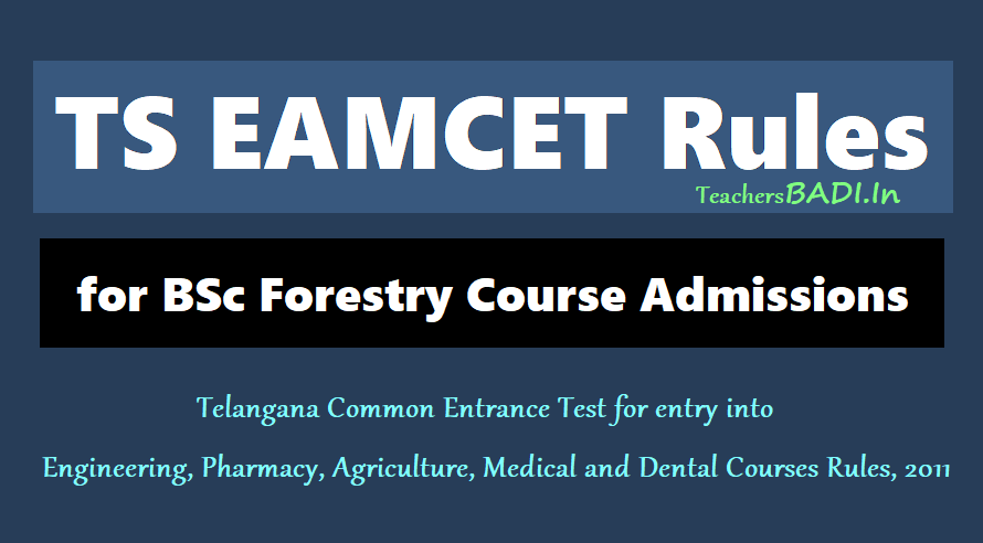 telanganaeamcettoincludebscforestrycourseadmission