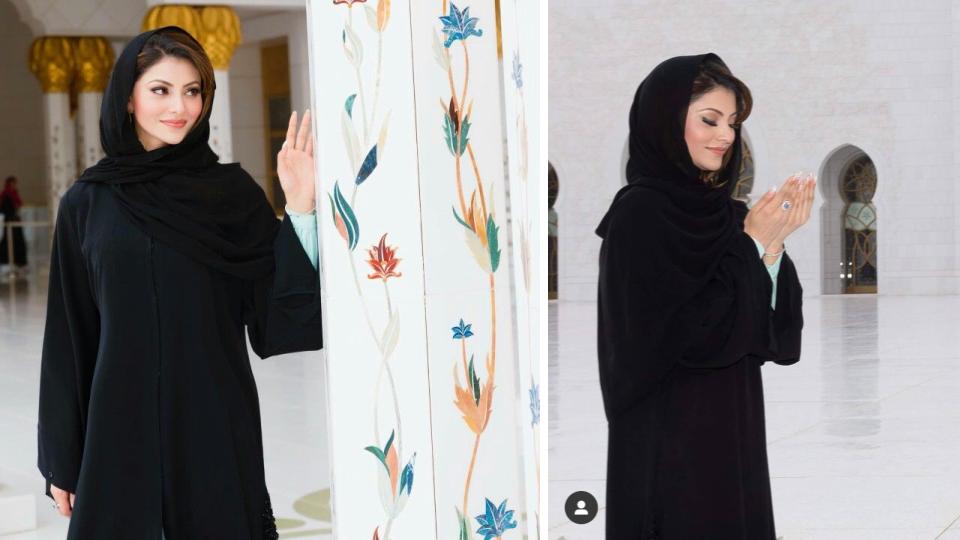 Actress Urvashi Rautela shares photos in burqa, deletes post later