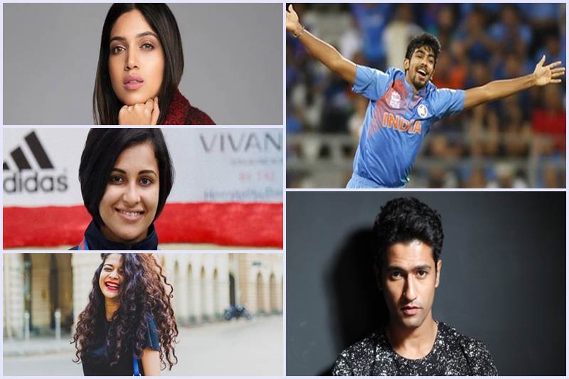 jaspritbumrahharmanpreetkaurvickykaushalbhumipednekarnamedinforbesindia30under30list