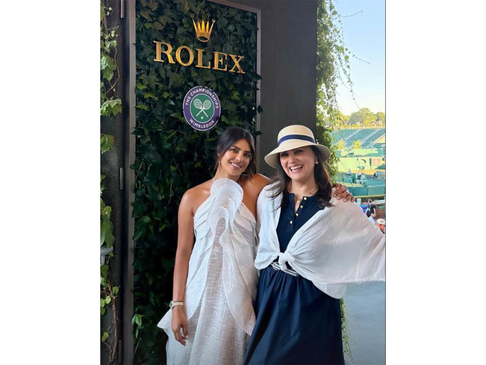 Priyanka Chopra reunites with Andaaz co-star Lara Dutta at Wimbledon