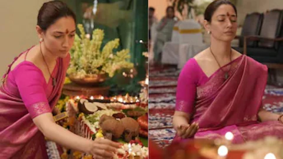 Tamannaah Reflects on Spiritual Experience After Hosting Devi Punya Puja