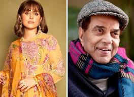 hinakhansharedafanmomentwithdharmendraduringvideocall