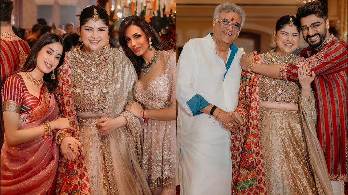Anshula Kapoor drops kalire on Orry, Janhvi, Khushi at chooda ceremony