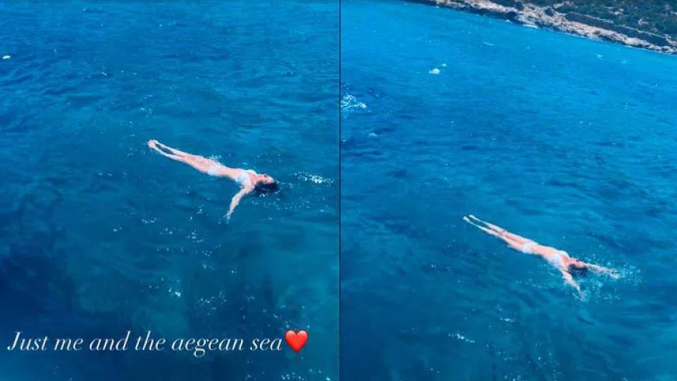 Kareena shares stunning swim pictures from her Greece vacation