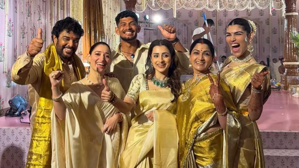 Tamannaah, Trisha Shine as Bridesmaids at Avantika Sundar