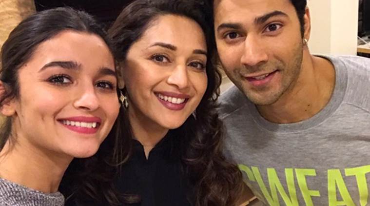 madhuridixitstartsshootingforthefilmkalankwithaliabhatt