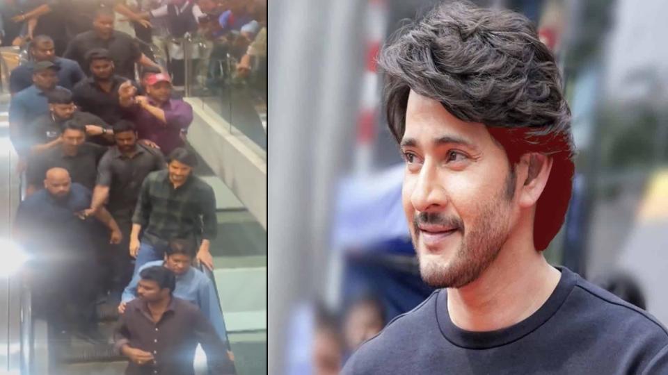 Tollywood Superstar Mahesh Babu spotted at Sarath City mall in Hyderabad