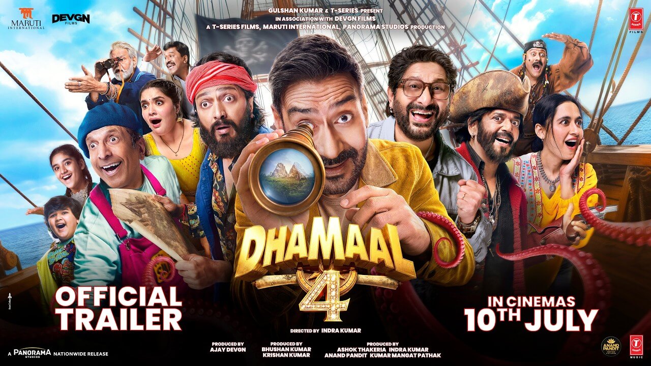 Ajay Devgn, Riteish and Arshad Warsi starrer Dhamaal 4 trailer out