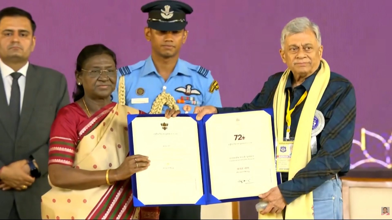 Veteran actor Anant Nag receives Dadasaheb Phalke Award to standing ovation