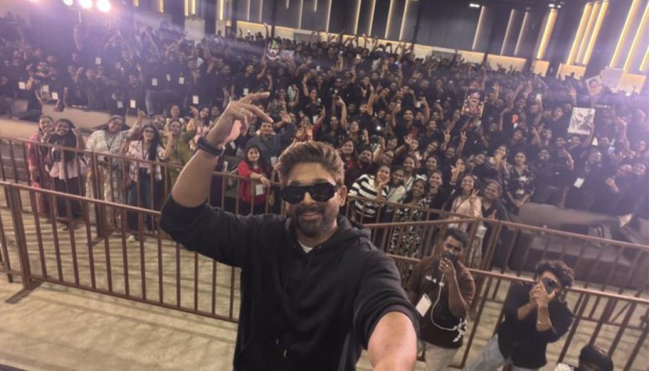 Allu Celebrates with 1,000 Fans from Seven States 