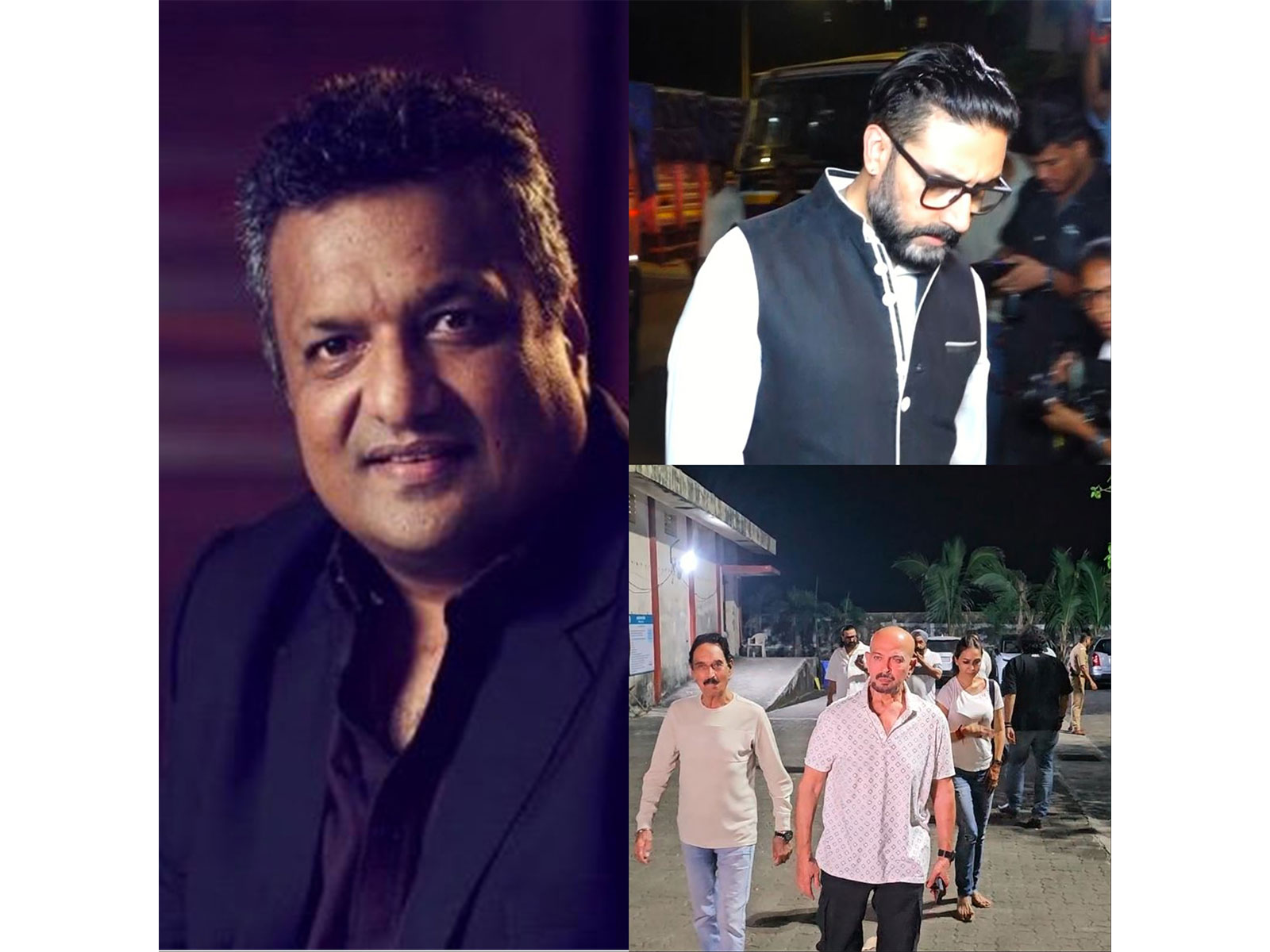 Celebs pay last respect for the last rites at Sanjay Gupta