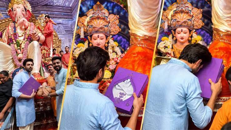 Kartik Aaryan takes National Award to Lalbaugcha Raja, places it at Bappa