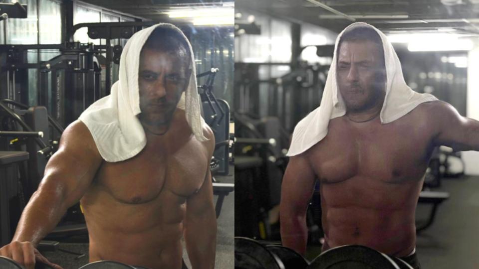 Salman Khan shares shirtless workout photos with cryptic message 