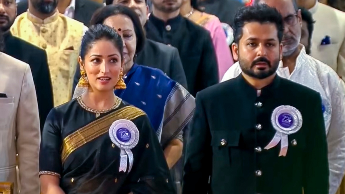 National Film Awards 2026: Aditya Dhar and Yami Gautam beam with joy after winning National Awards for Article 370