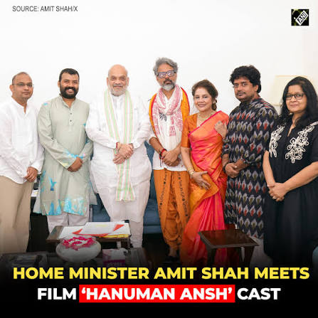 Hanuman Ansh team meets Home Minister Amit Shah in Delhi as film nears Rs 350 crore