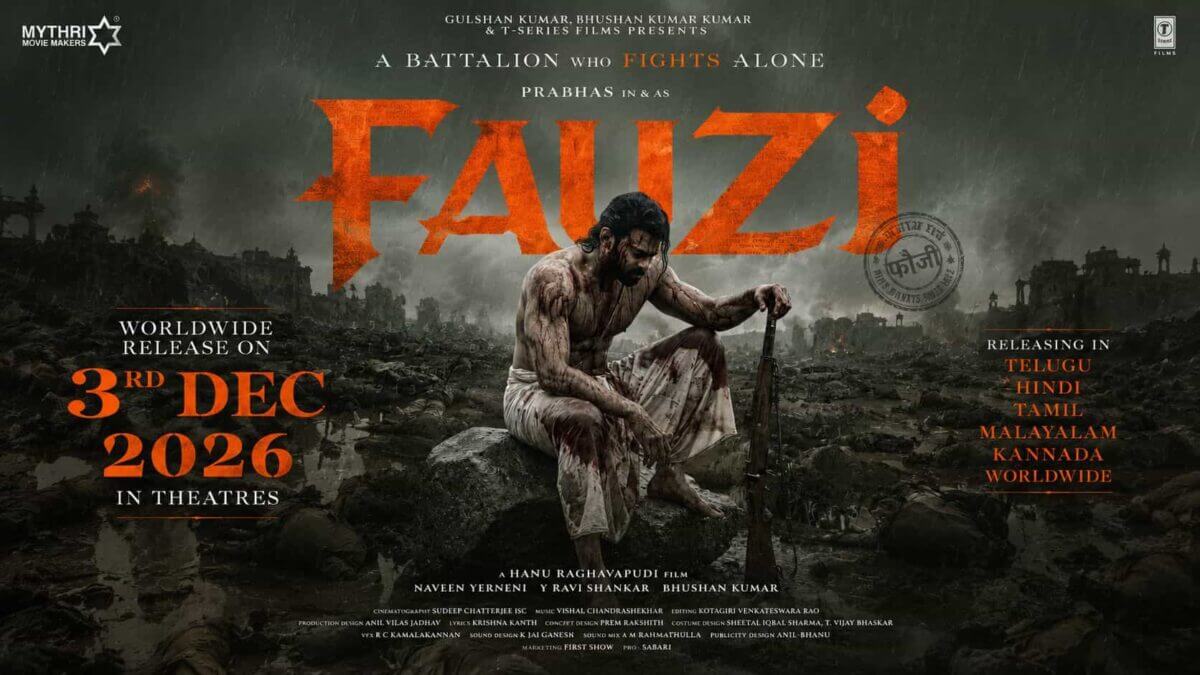 Prabhas-starrer ‘Fauzi’ to hit screens on December 3