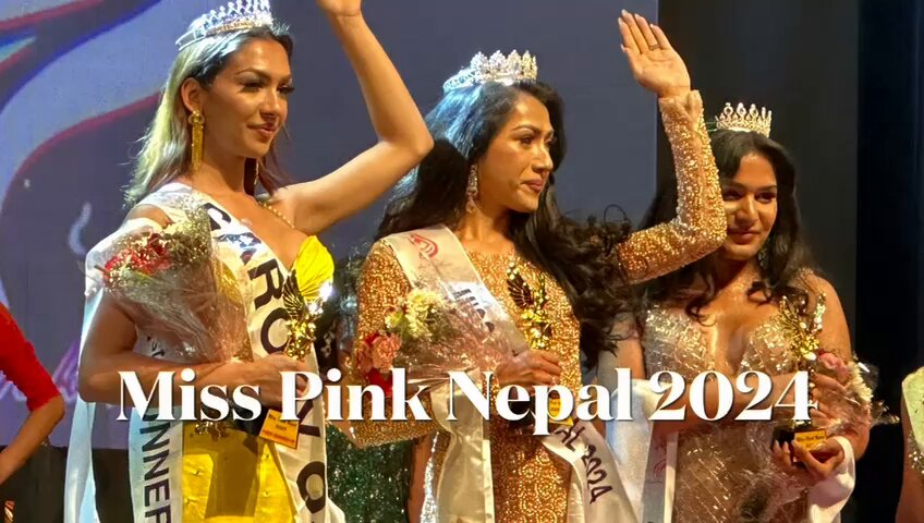 Anmol Rai, A Transwoman Crowned As Miss Pink Nepal 2024 In Gala Event, Kathmandu