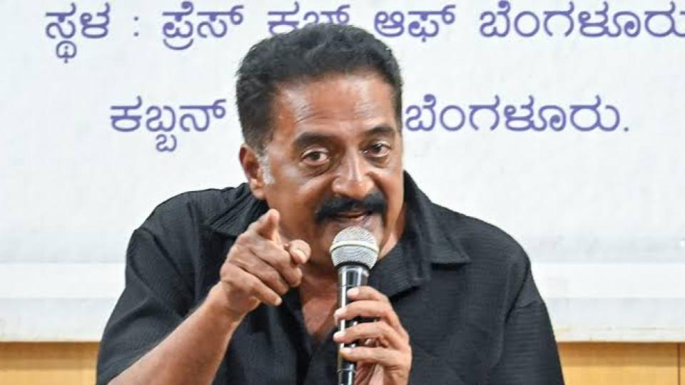 Actor Prakash Raj Announces Movement Against EC Over SIR