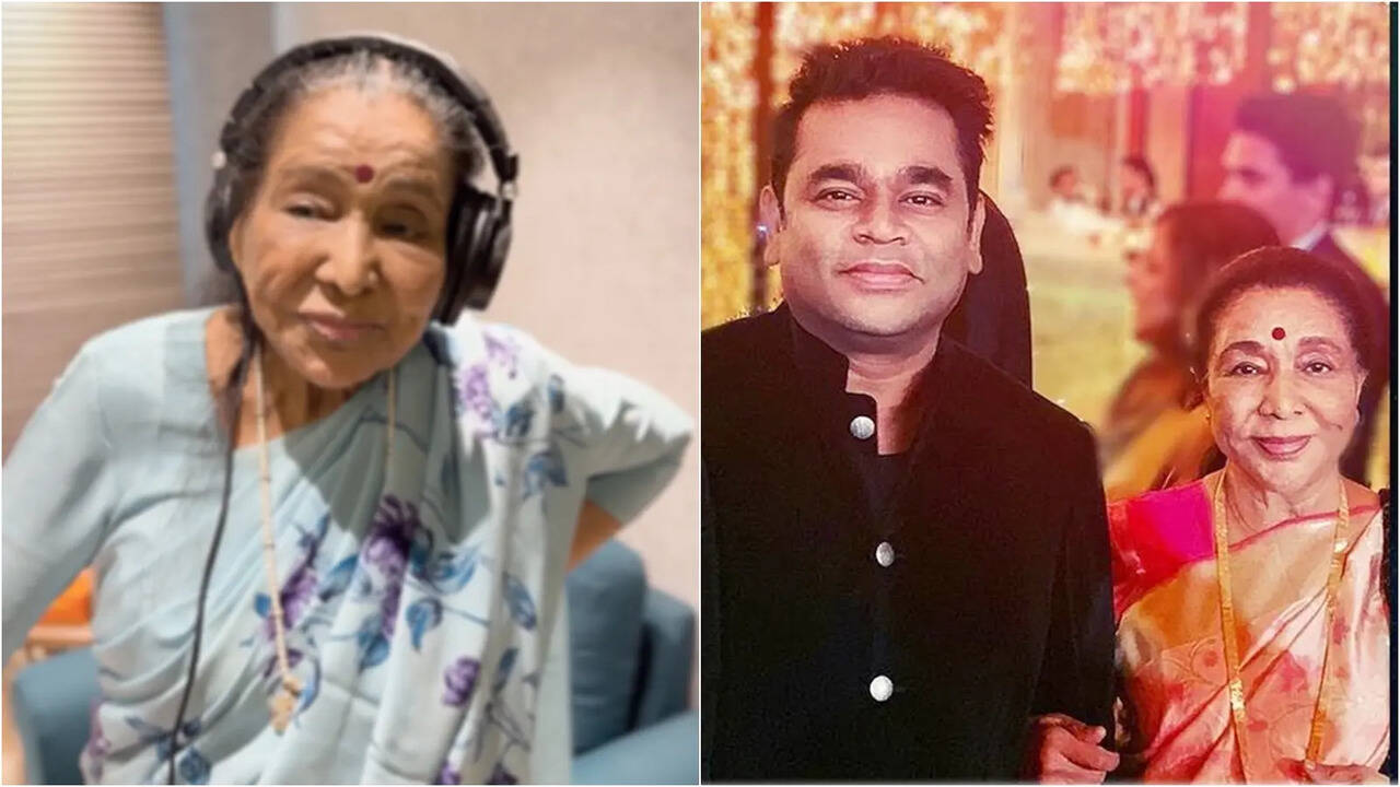 AR Rahman shares teaser of final Asha Bhosle recording on World Music Day