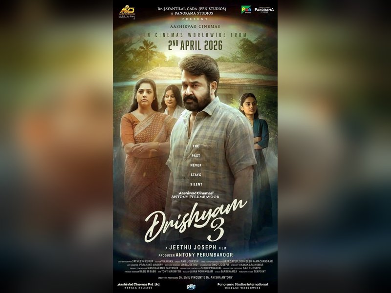 Mohanlal announces release date of Drishyam 3