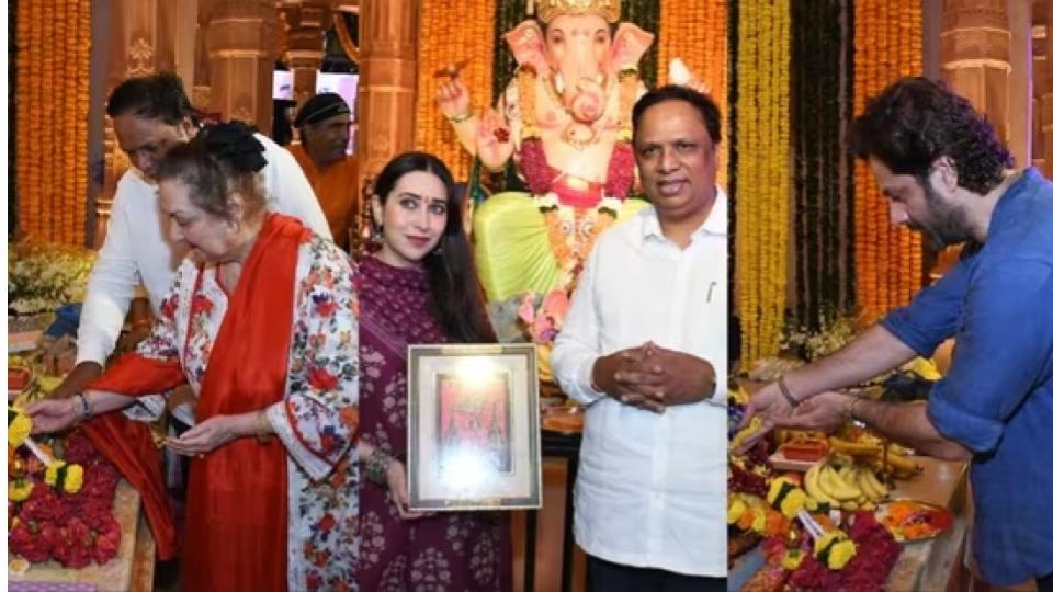 Saira Banu, Karisma Kapoor visit Ashish Shelar