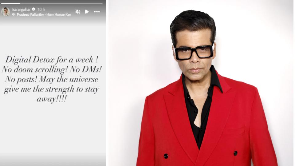 Filmmaker Karan Johar announces break from social media
